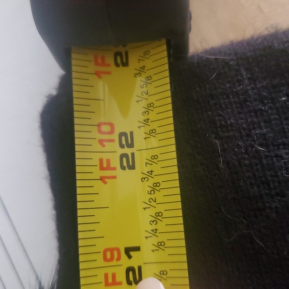 Eizzo Soft By Damselle Rabbit Fur Jacket - Picture 6 of 7